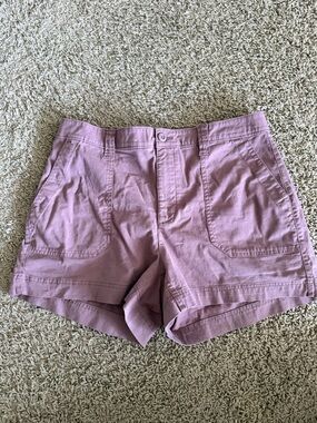 Old Navy Mauve Pink Cotton Cargo Shorts